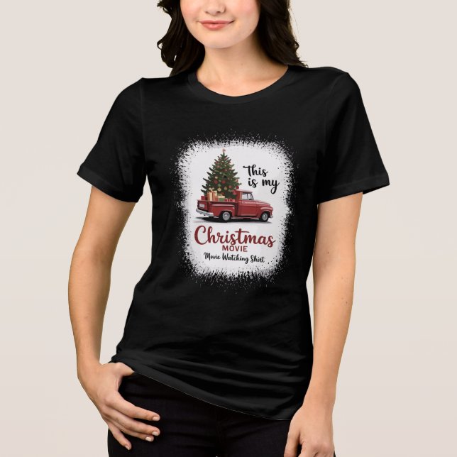 This Is My Christmas Movie Watching Shirt Truck (Front)