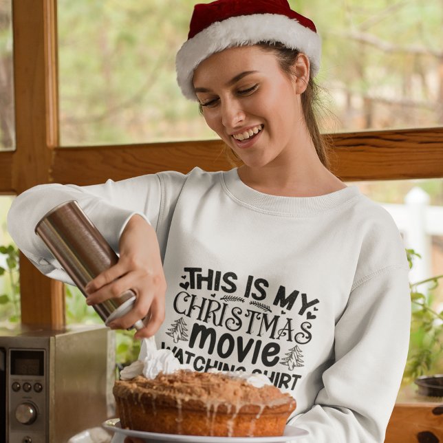 This is my christmas movie watching sweatshirt (modern christmas sweatshirt, christmas sweatshirts, christmas sweatshirt, sweatshirt chirstmas)