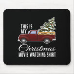 This Is My Christmas Movie Watching With Vintage T Mouse Pad