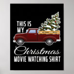 This Is My Christmas Movie Watching With Vintage T Poster