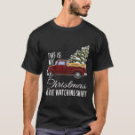 This Is My Christmas Movie Watching With Vintage T T-Shirt