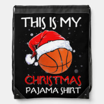 This Is My Christmas Pajama Basketball With Santa