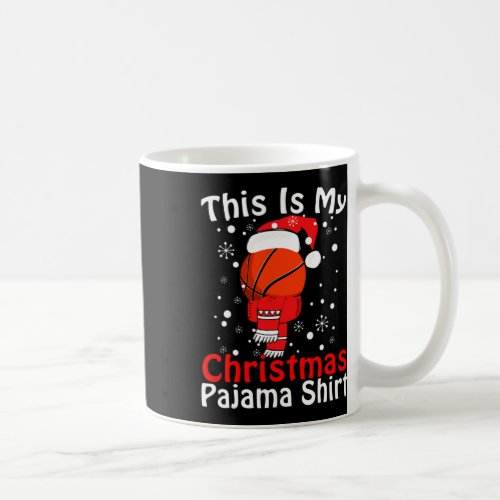 This Is My Christmas Pajama Basketball Xmas Sport  Coffee Mug