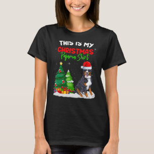 This Is My Christmas Pajama Bernese Mountain Owne T-Shirt