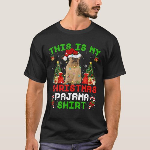 This Is My Christmas Pajama Brussels Griffon Chris T_Shirt