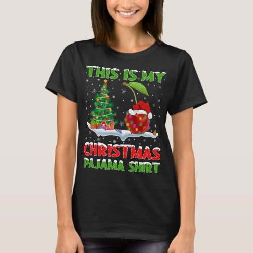 This Is My Christmas Pajama Cherry Fruit Christmas T_Shirt