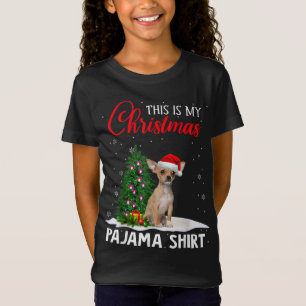 This Is My Christmas Pajama Chihuahua Xmas Dog Lov T-Shirt