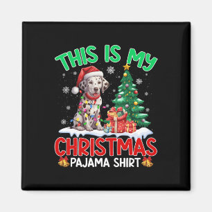 This Is My Christmas Pajama Dalmatian Dog Lovers X Magnet