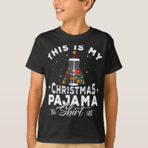 This Is My Christmas Pajama Disc Golf Player Stupi T-Shirt