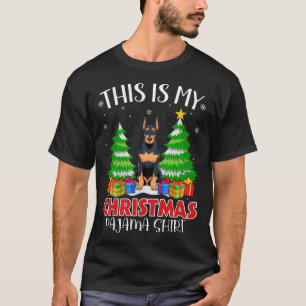 This Is My Christmas Pajama Doberman Pinscher Dog T-Shirt
