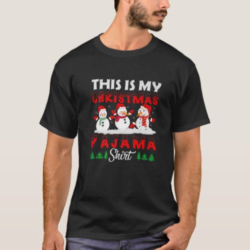 This Is My Christmas Pajama Funny Christmas T_Shirt