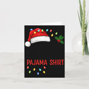 This Is My Christmas Pajama Funny Xmas  Card