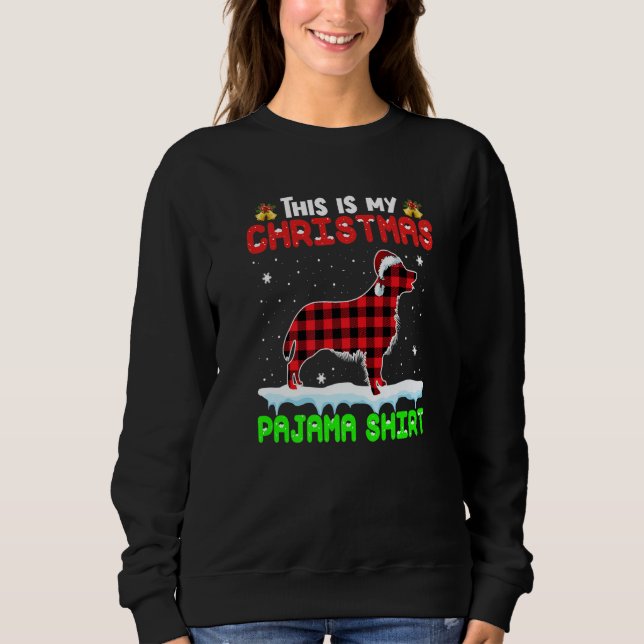 This Is My Christmas Pajama  Golden Retriever Dog Sweatshirt (Front)