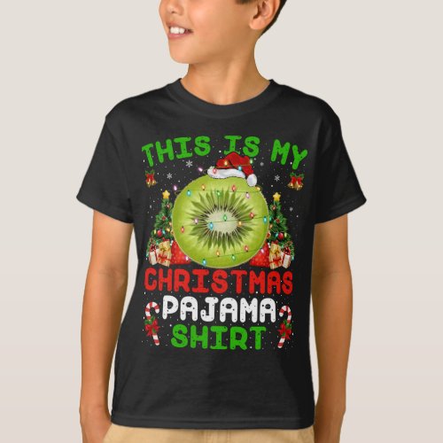 This Is My Christmas Pajama Kiwi Fruit Christmas T_Shirt