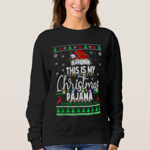 This Is My Christmas Pajama Lights Men Women Kid Sweatshirt