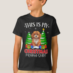 This Is My Christmas Pajama Maltipoo Dog Xmas Pjs T-Shirt