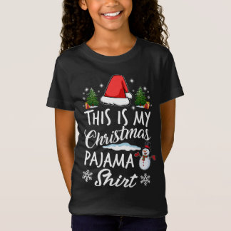 This Is My Christmas Pajama Matching Family Xmas T-Shirt
