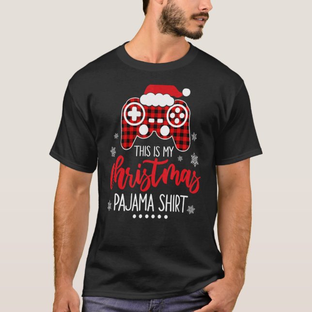 This Is My Christmas Pajama  Merry Christmas 6 T-Shirt (Front)