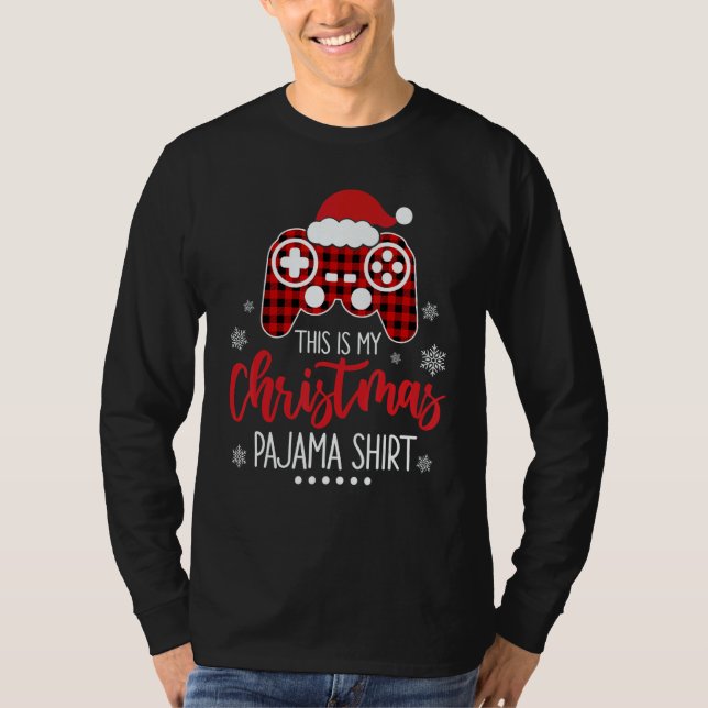 This Is My Christmas Pajama  Merry Christmas T-Shirt (Front)