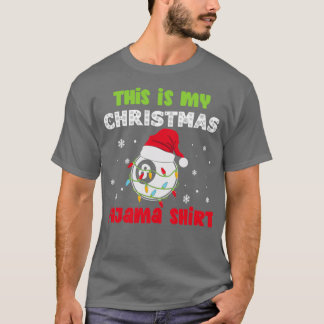 This Is My Christmas Pajama Pool Theme T-Shirt