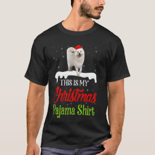 This Is My Christmas Pajama  Samoyed Dog T-Shirt