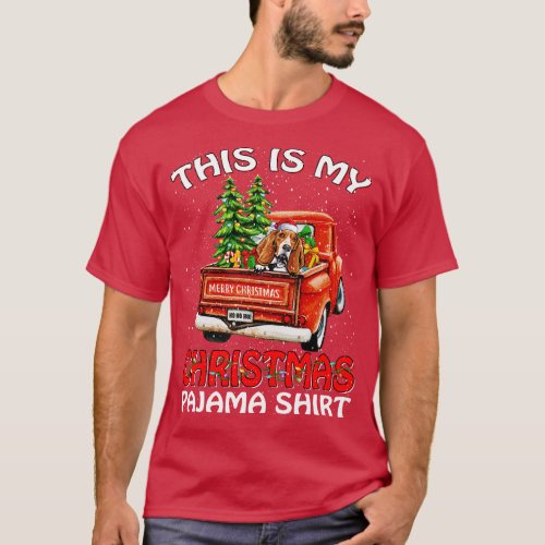 This Is My Christmas Pajama Shirt Basset Hound Tru