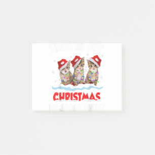 This Is My Christmas Pajama Shirt Cat Lover Funny Post-it Notes
