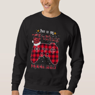 This Is My Christmas Pajama Shirt Cute Reindeer Xm