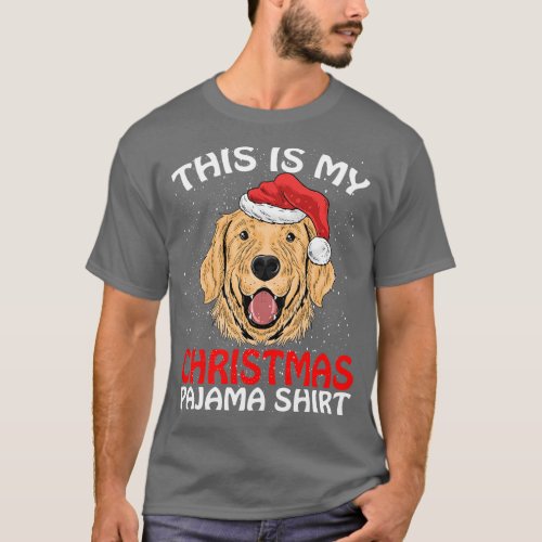 This is my Christmas Pajama Shirt DOG Santa