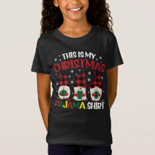 This Is My Christmas Pajama Shirt Family Gnomies 