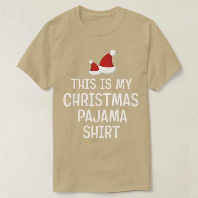 This Is My Christmas Pajama Shirt Funny Christmas (Design Front)