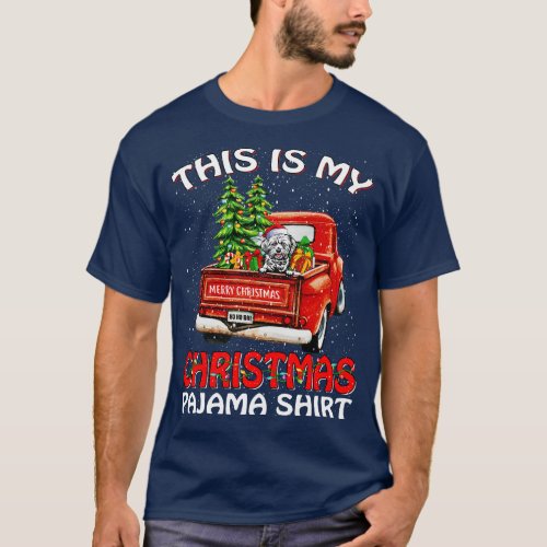 This Is My Christmas Pajama Shirt Lhasa Apso Truck