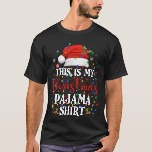 This Is My Christmas Pajama Shirt Lights