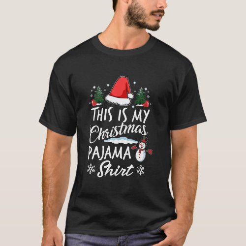 This Is My Christmas Pajama Shirt Matching Family 