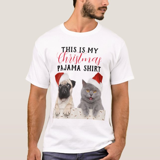 This is My Christmas Pajama Shirt Mens T-Shirts (Front)