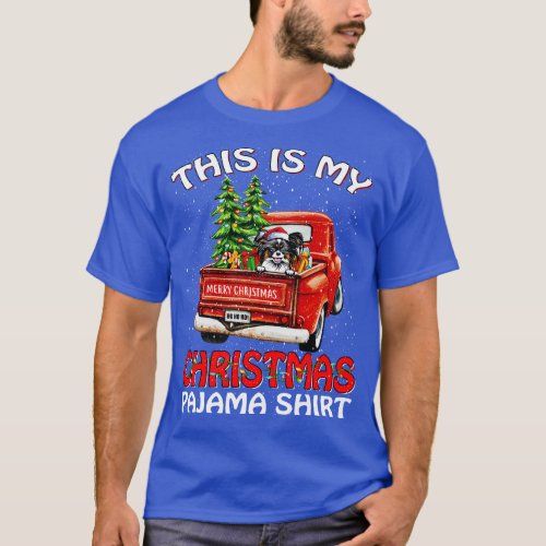 This Is My Christmas Pajama Shirt Papillion Truck 