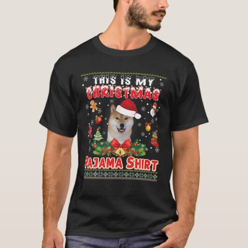 This Is My Christmas Pajama Shirt Shiba Inu Dog Ug