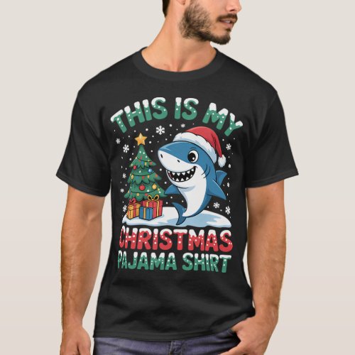 This Is My Christmas Pajama Stingray Fish Christma T-Shirt