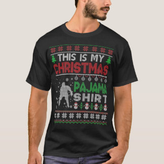 This is my christmas pajama Ugly Sweater Hockey Xm