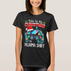 This Is My Christmas Pajama Video Game Gamer Boys T-Shirt