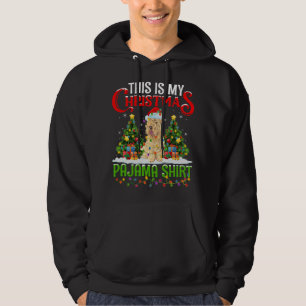 This Is My Christmas Pajama Wheaten Terrier Christ Hoodie