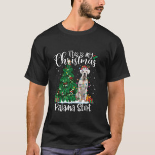 This Is My Christmas Pajama White Boxer Lover Dog T-Shirt