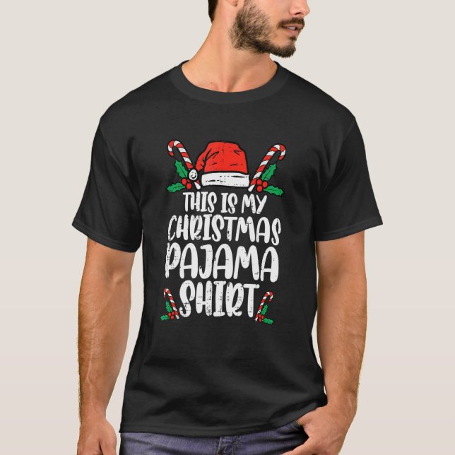 This Is My Christmas Pajama   Xmas PJs Men Women 1 T-Shirt (Front)