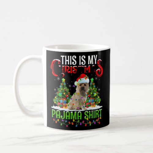 This Is My Christmas Pajamas Lighting Cairn Terrie Coffee Mug