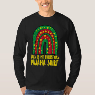 This Is My Christmas  Rainbow Xmas Women Kids Girl T-Shirt