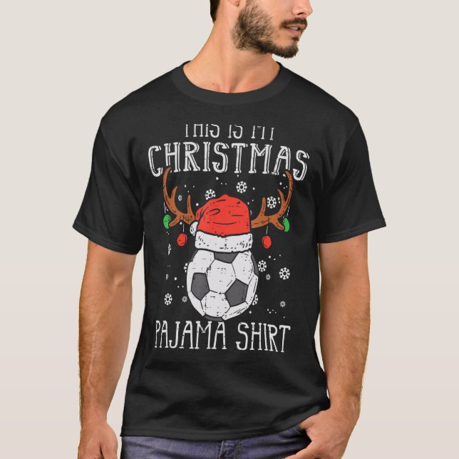 This Is My Christmas  Soccer Xmas Sports Boys Girl T-Shirt (Front)