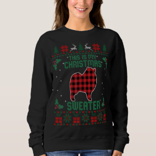 This Is My Christmas Sweater Keeshond Dog Ugly Xm