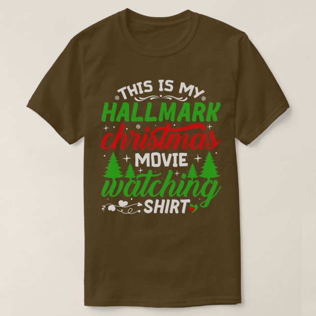 This Is My Christmas Watching TShirt 1 (Design Front)