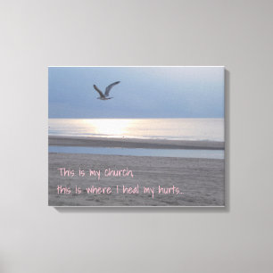 This is my church _ Inspirational Quote Canvas