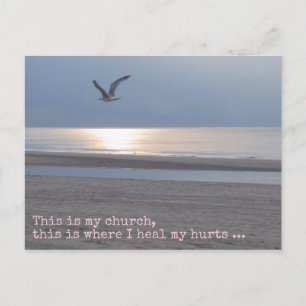 This is my church Inspirational quote Postcard